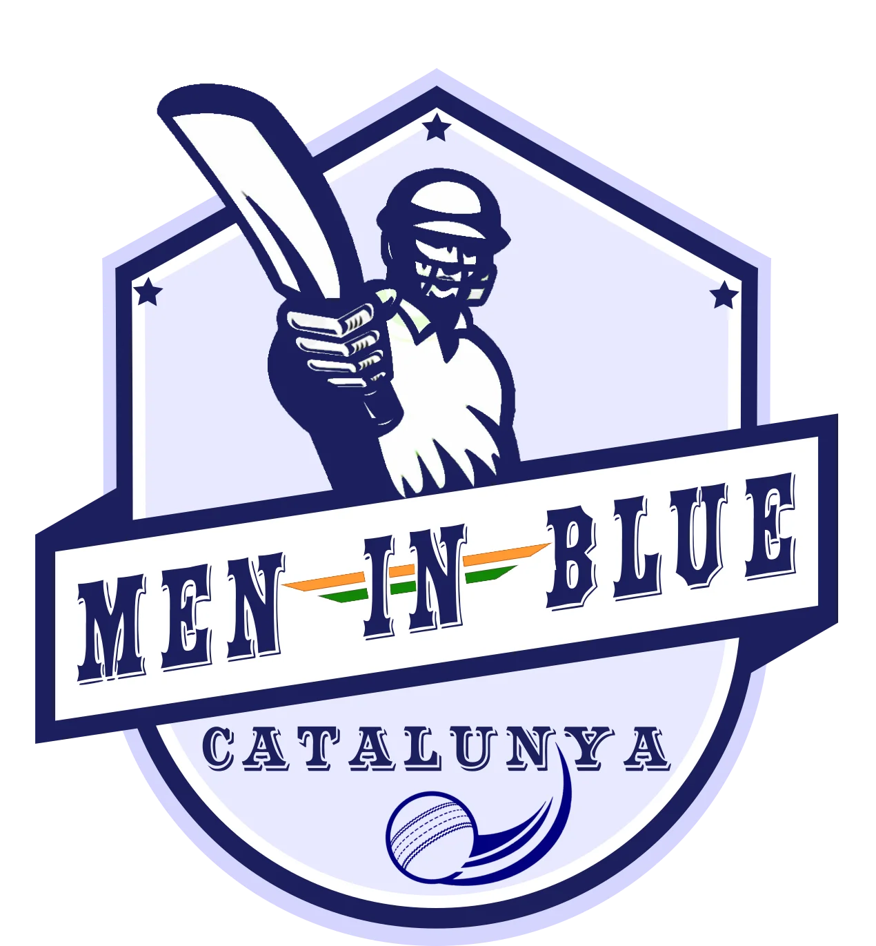 Men in Blue Cricket Club logo